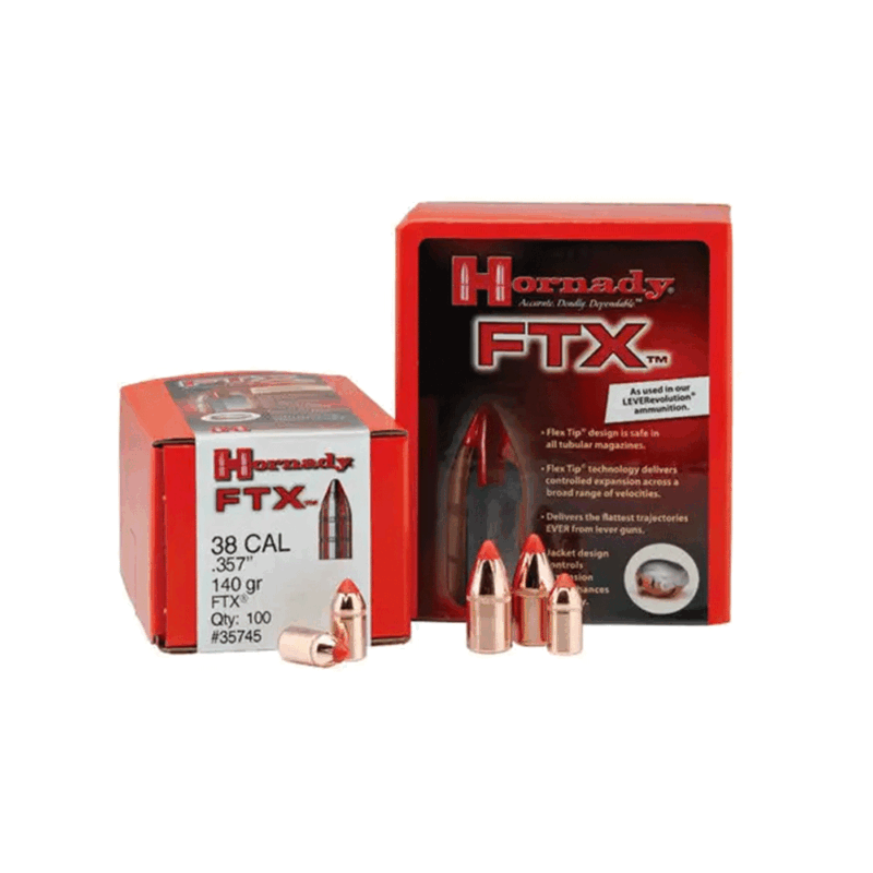 PALLE DA RICARICA - HORNADY - P45 Cal .452 225 gr FTX® (45 Colt) -45218 (100 PZ)