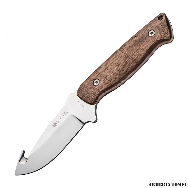 COLTELLO – BERETTA – CHAMOIS FIXED BLADE KNIFE BROWN & ORANGE