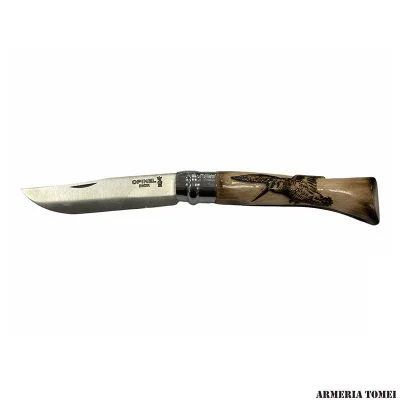 COLTELLO – OPINEL – N.10 CARBONIO CON DISEGNO