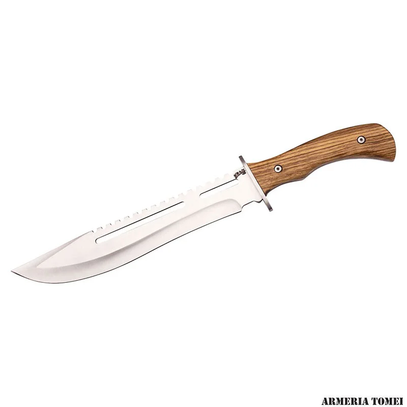 Coltello stiletto lama 10cm manico pakka wood herbertz (hrb-202612),  Armeria