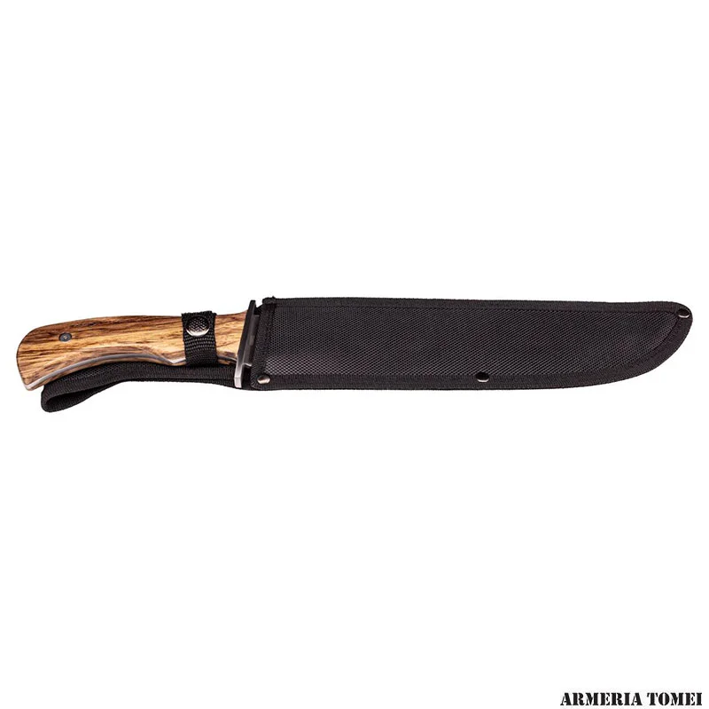 Coltello stiletto lama 10cm manico pakka wood herbertz (hrb-202612),  Armeria