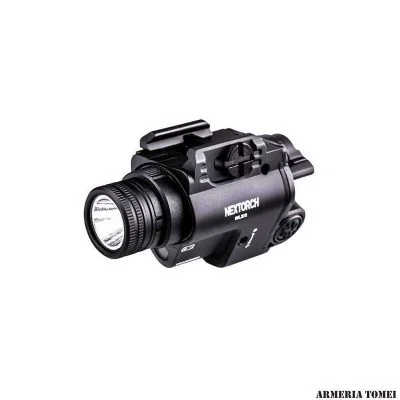 NEXTORCH – WL23R TORCIA PER PISTOLA W/RED LASER 1300 LUMENS LED