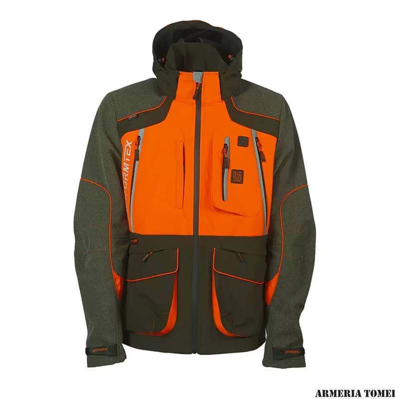 UNIVERS - GIACCA CACCIA ROVO CORDURA® U-TEX Verde/Arancio