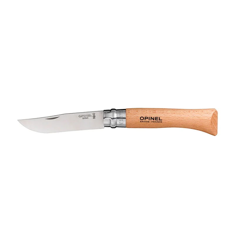 OPINEL coltello n. 10 lama inox con blocco - Coltelleria Lionetti