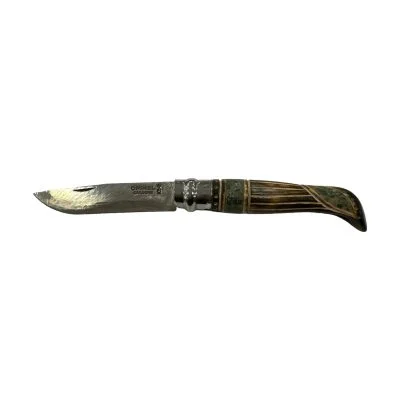 LINDER COLTELLO A SCATTO MANICO IN LEGNO E