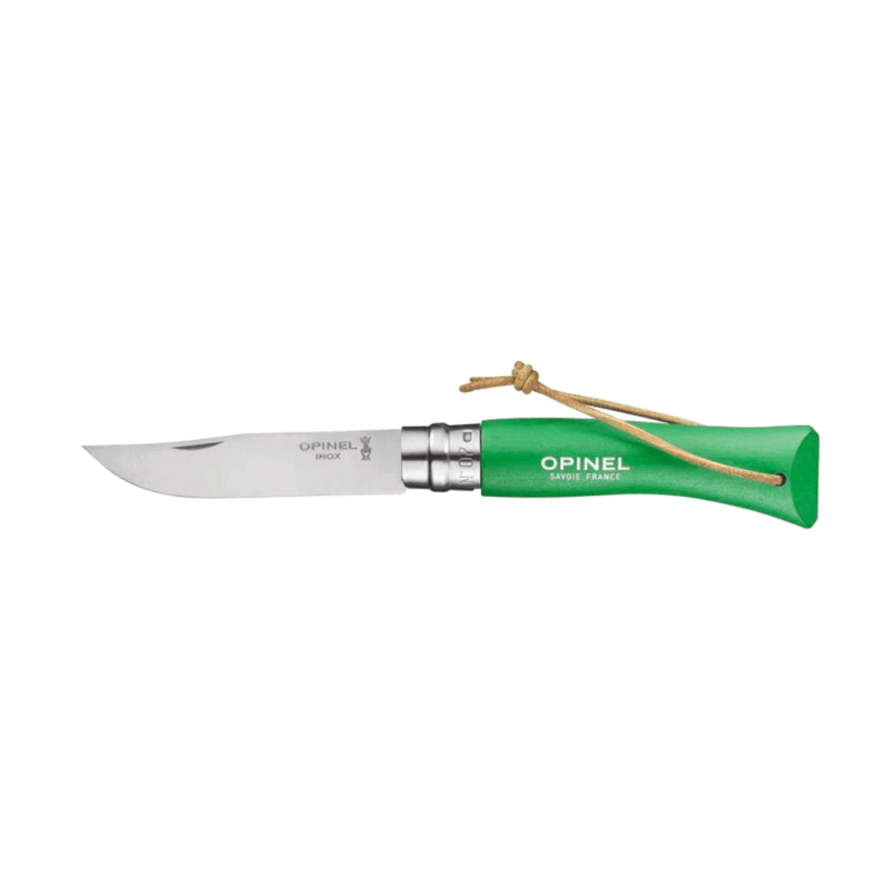 COLTELLO - OPINEL - N°07 INOX BAROUDEUR "VERT PRAIRIE"