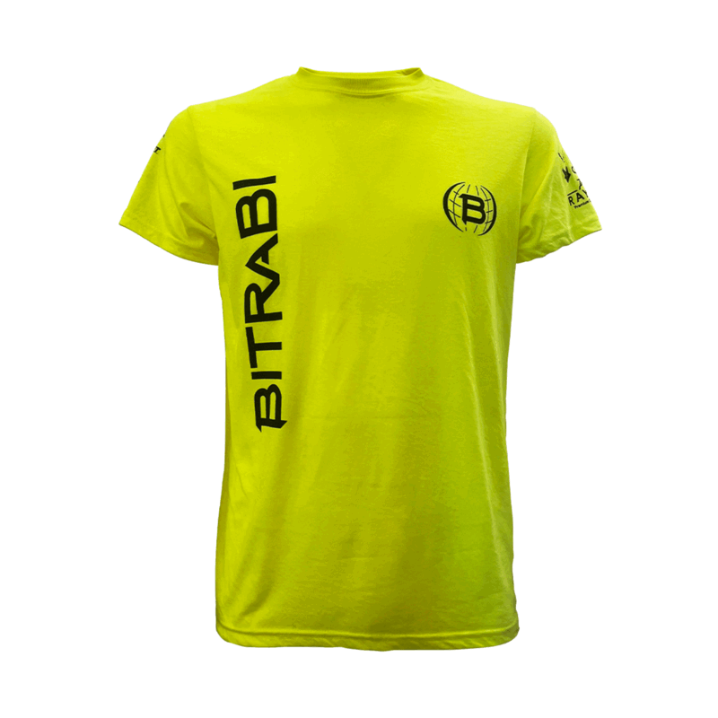 T-SHIRT - BITRABI - GIALLO FLUO