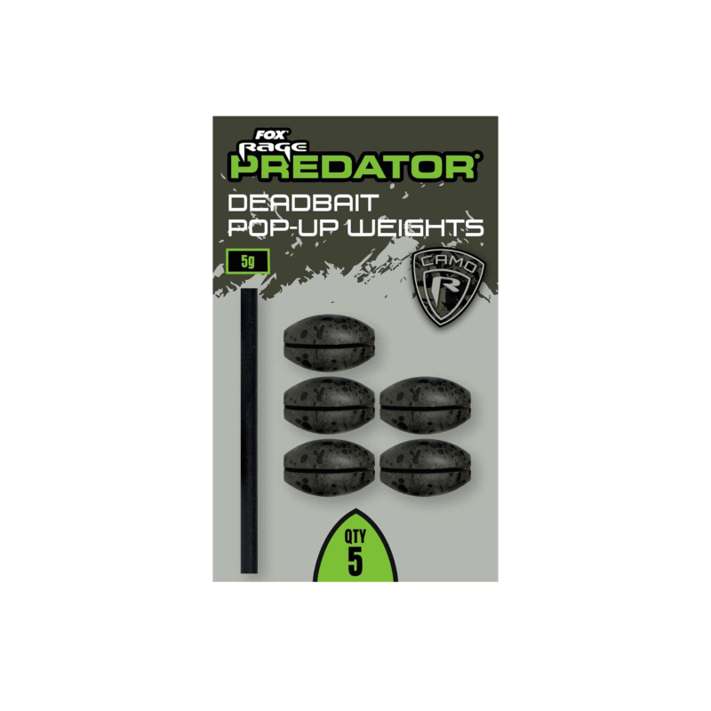 FOX RAGE PREDATOR - DEADBAIT POP-UP WEIGHTS (QTY 5) - immagine 5