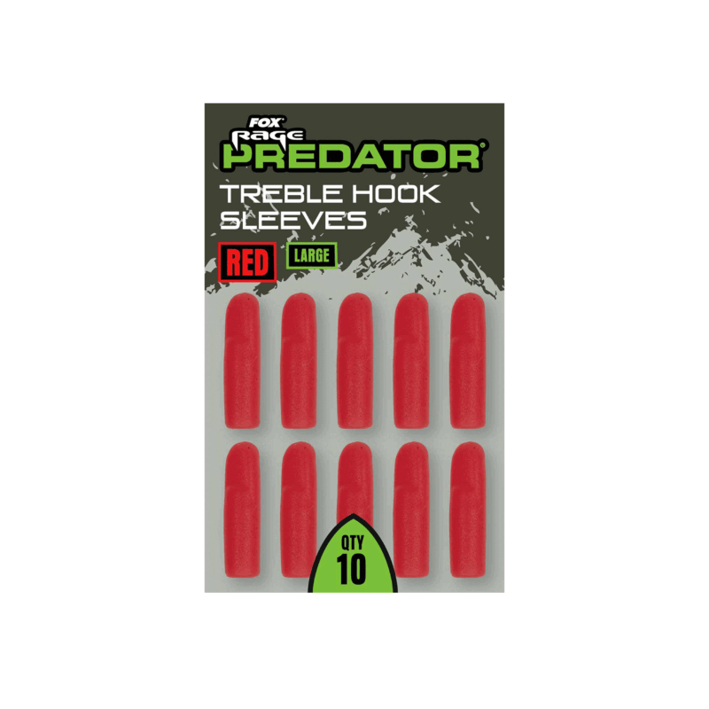 FOX RAGE PREDATOR - TREBLE HOOK SLEEVES (QTY 10) - immagine 3