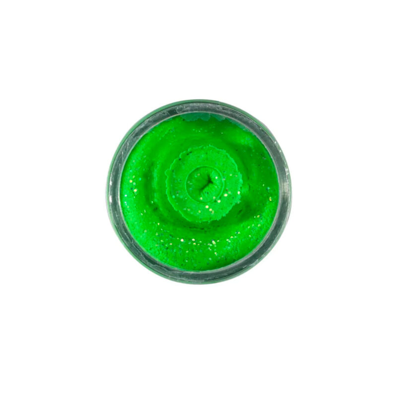 BERKLEY - POWERBAIT® Natural Scent Glitter | Spring Green | Garlic | 1.75oz 50g