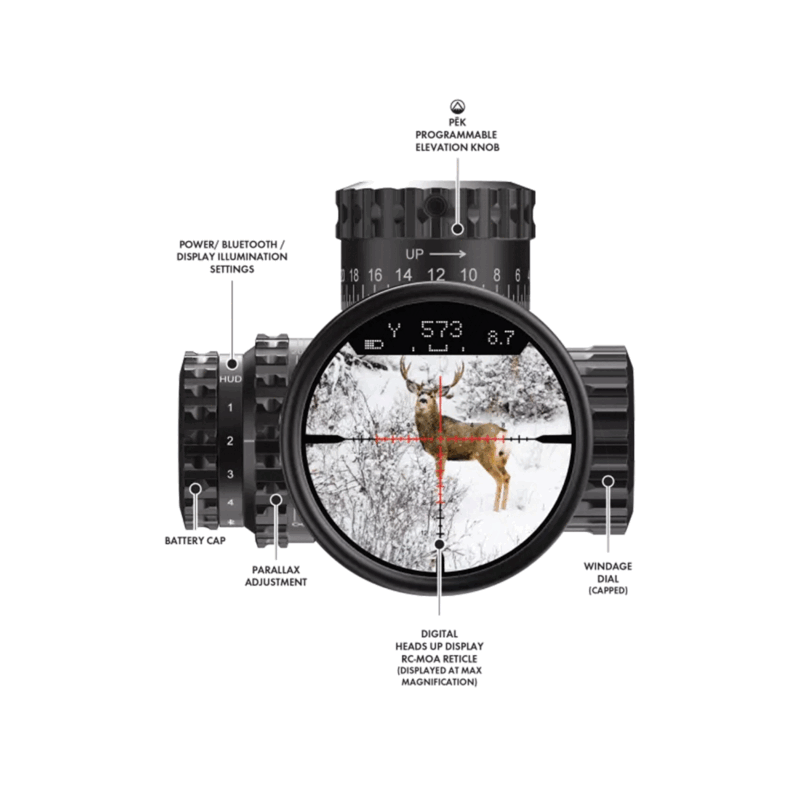 OTTICA - BURRIS - VERACITY PH 4-20x50mm | RC-MOA RETICLE - immagine 9