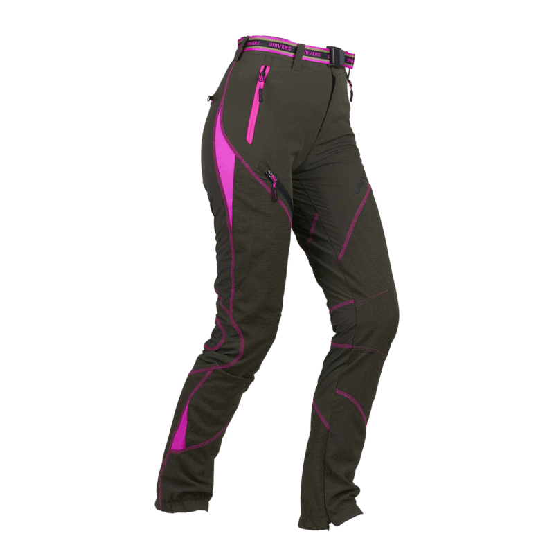 PANTALONE - UNIVERS - DONNA - CACCIA SALO’ Verde/Fucsia - immagine 2