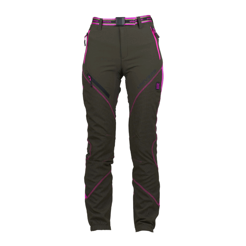 PANTALONE - UNIVERS - DONNA - CACCIA SALO’ Verde/Fucsia - immagine 3