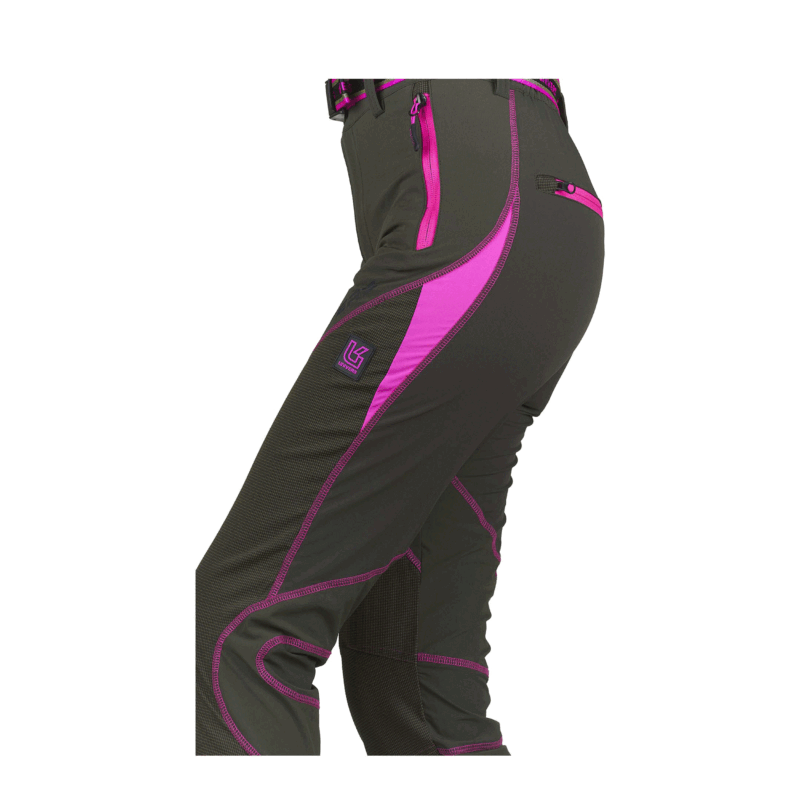 PANTALONE - UNIVERS - DONNA - CACCIA SALO’ Verde/Fucsia - immagine 6