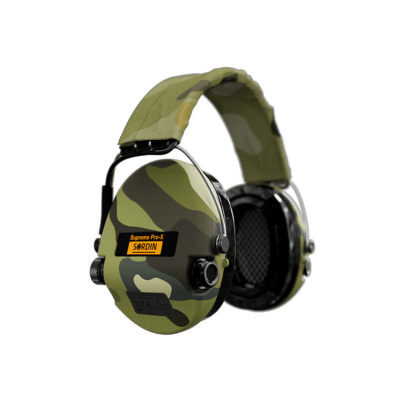 CUFFIE DA TIRO - SORDIN - SUPREME PRO-X LED HEADBAND Camo