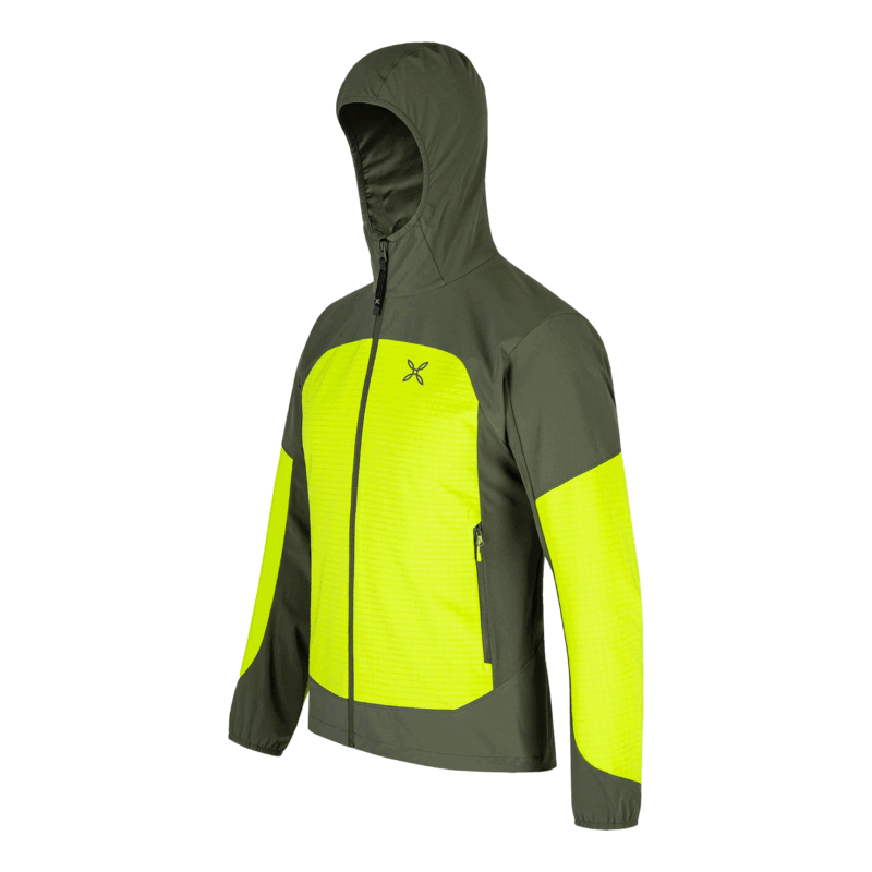 GIACCA - MONTURA - SEED HOODED JACKET Verde Salvia/Sunny Lime - immagine 3