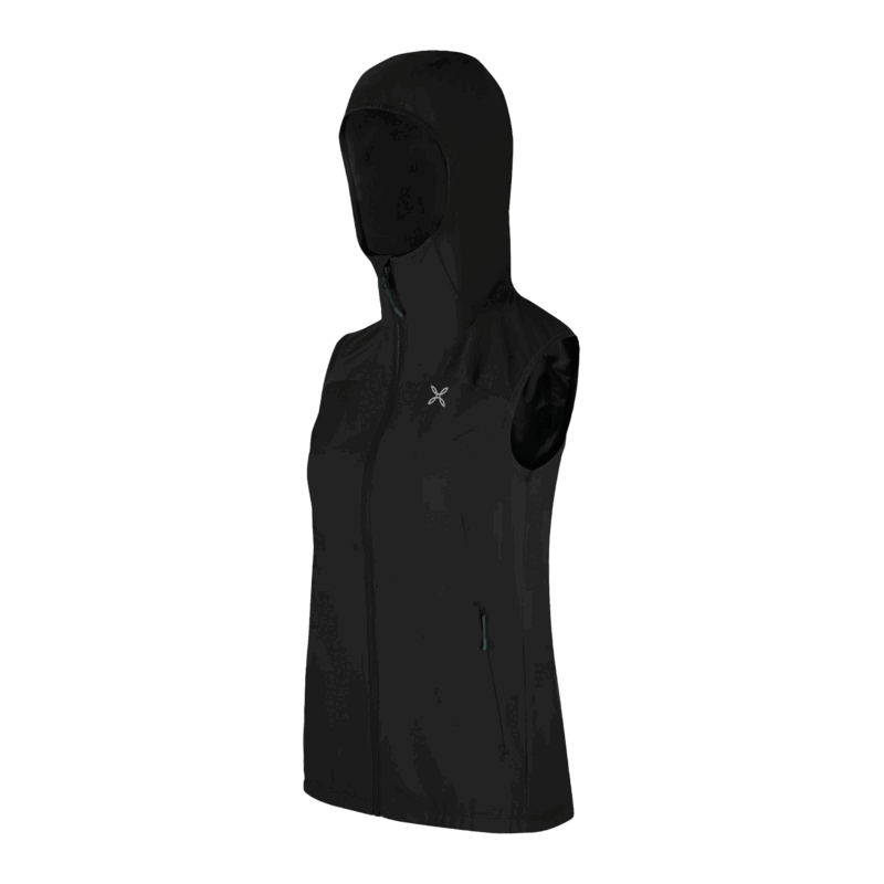 GILET - DONNA - MONTURA - RISE HOODED VEST WOMAN Black - immagine 3