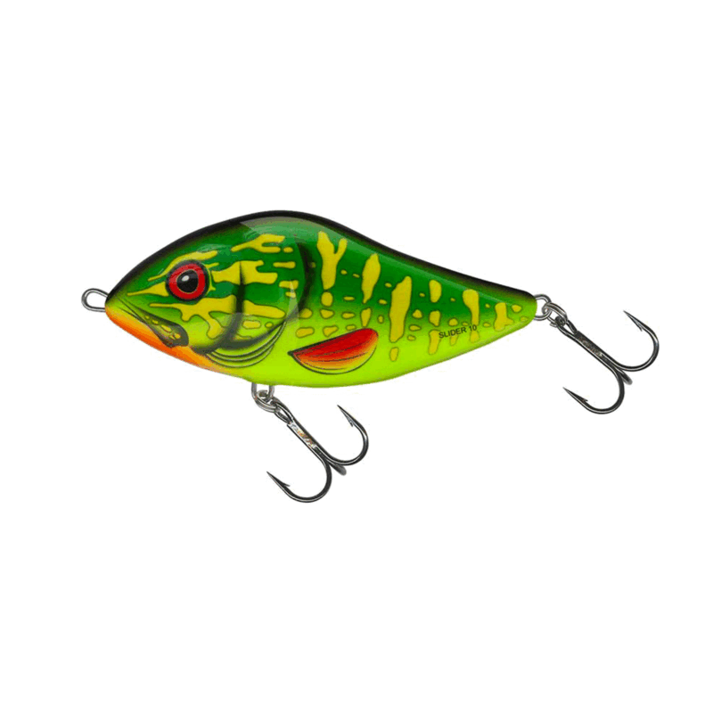 SALMO - SLIDER 10 SINKING 10cm 46g - 4" 1-3/5oz DIVING DEPTH | Green Pike