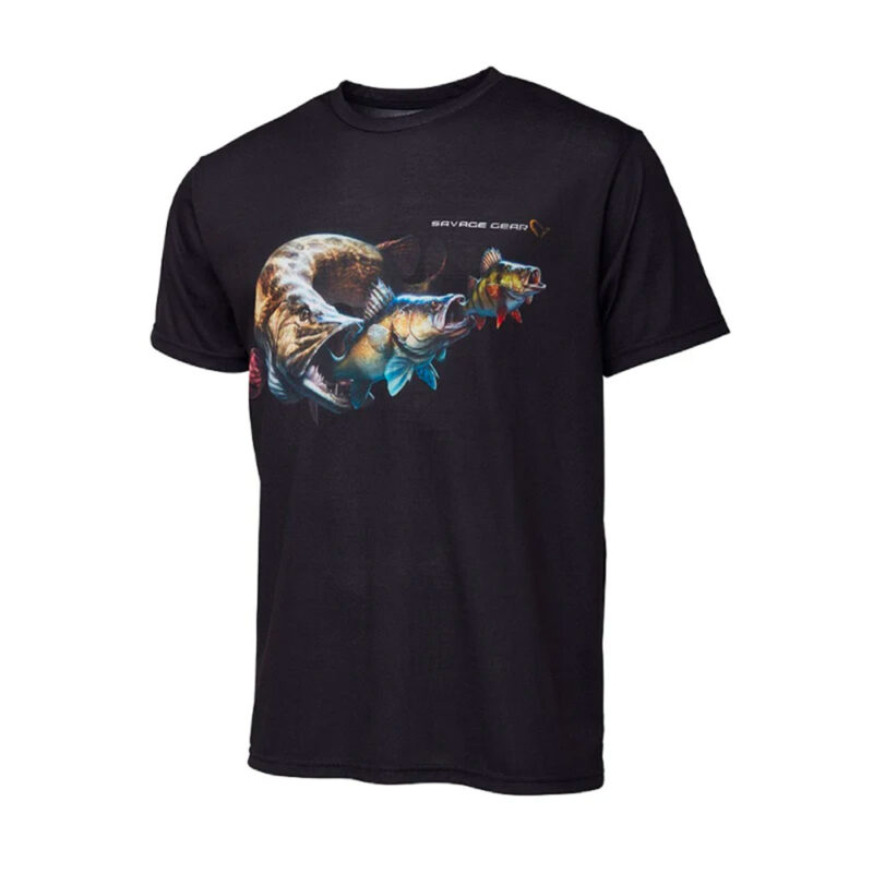 T-SHIRT - SAVAGE GEAR - CANNIBAL TEE Black